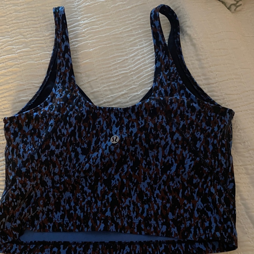 Align tank - blue multi leopard print - Picture 2 of 2